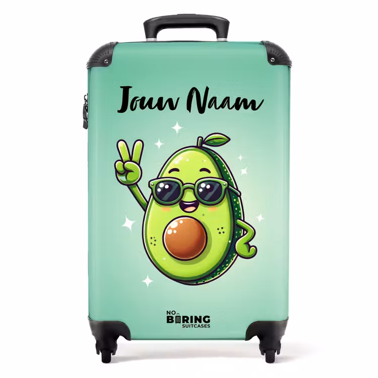 Koffer met naam - Appie avocado — 1