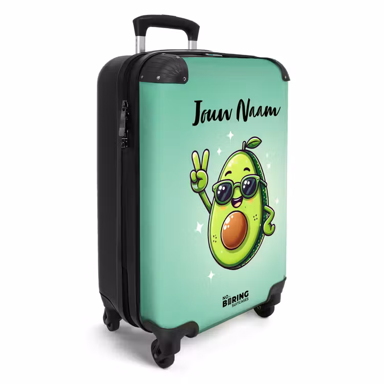 Koffer met naam - Appie avocado — 2