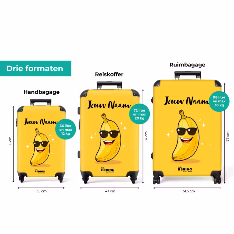 Koffer met naam - Barry banaan — 8