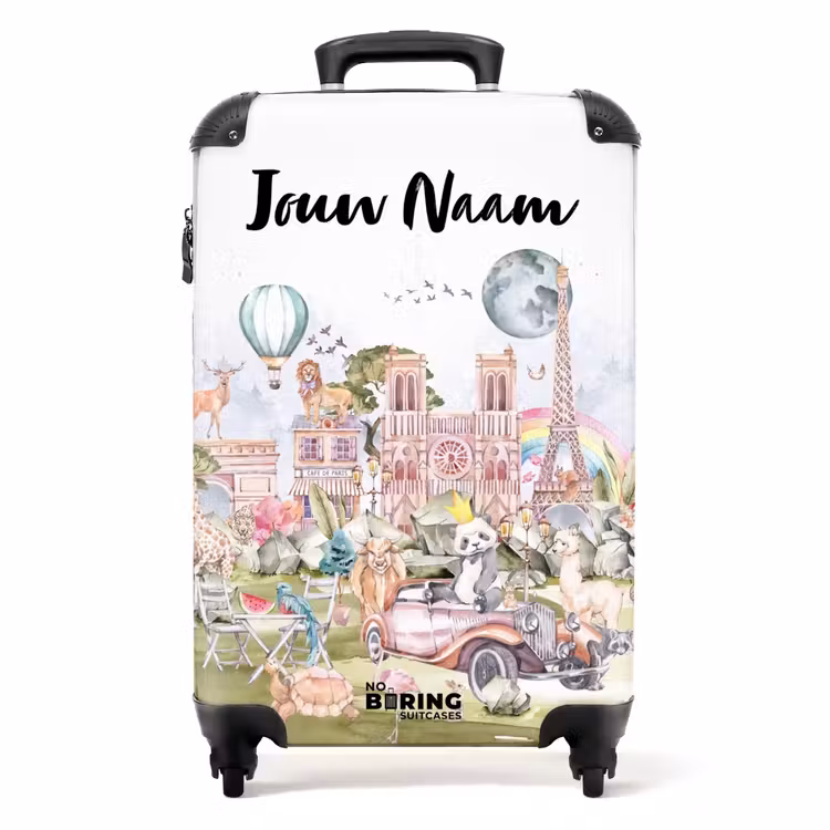 Koffer met naam - Dierlijke fantasiestad — 1