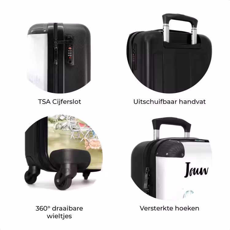 Koffer met naam - Dierlijke fantasiestad — 7