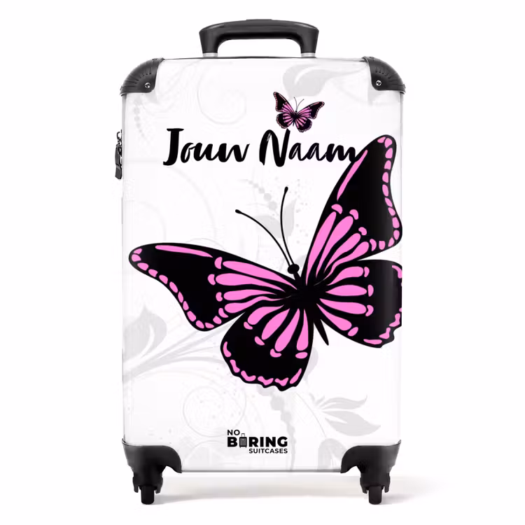 Koffer met naam - Magenta monarch — 1