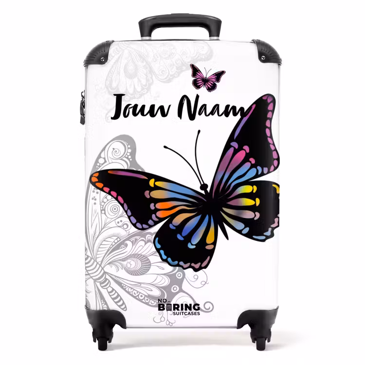 Koffer met naam - Petal papillon — 1