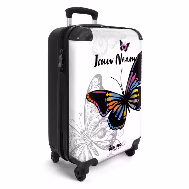 Koffer met naam - Petal papillon — 2