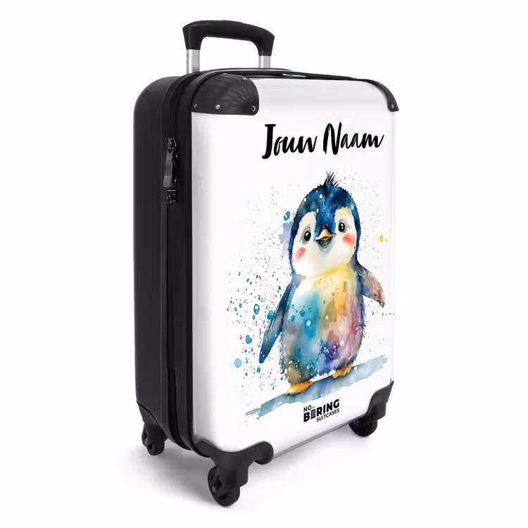 Koffer met naam - Picasso pinguïn — 2