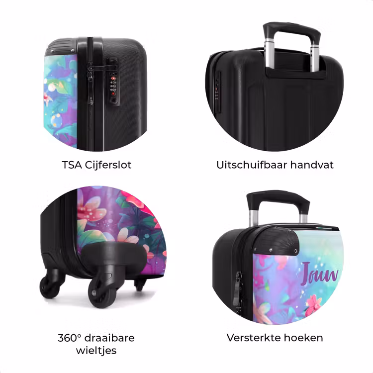 Koffer met naam - Verbluffende vlinder — 7