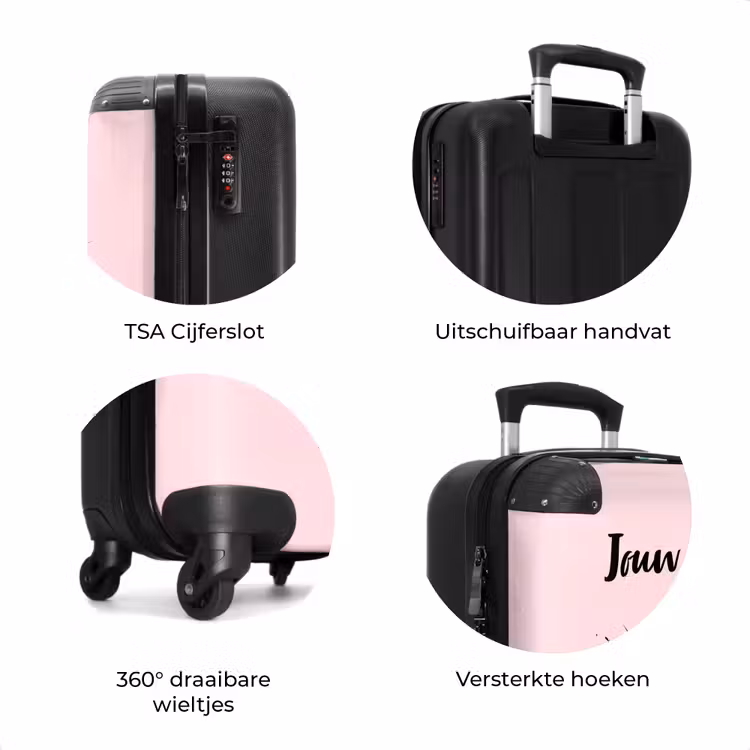Koffer met naam - Vlinderverf — 7