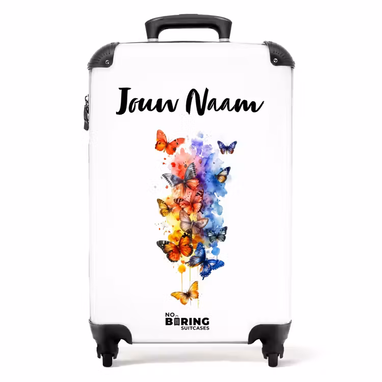Koffer met naam - Vlinderzwerm — 1