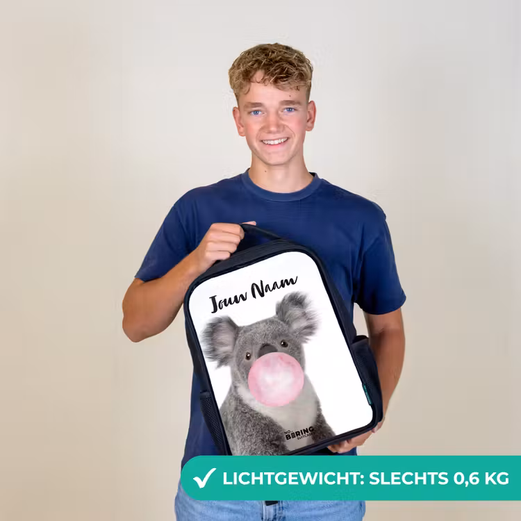 Kinderrugzak - Zwart - Kauwgom koala — 2