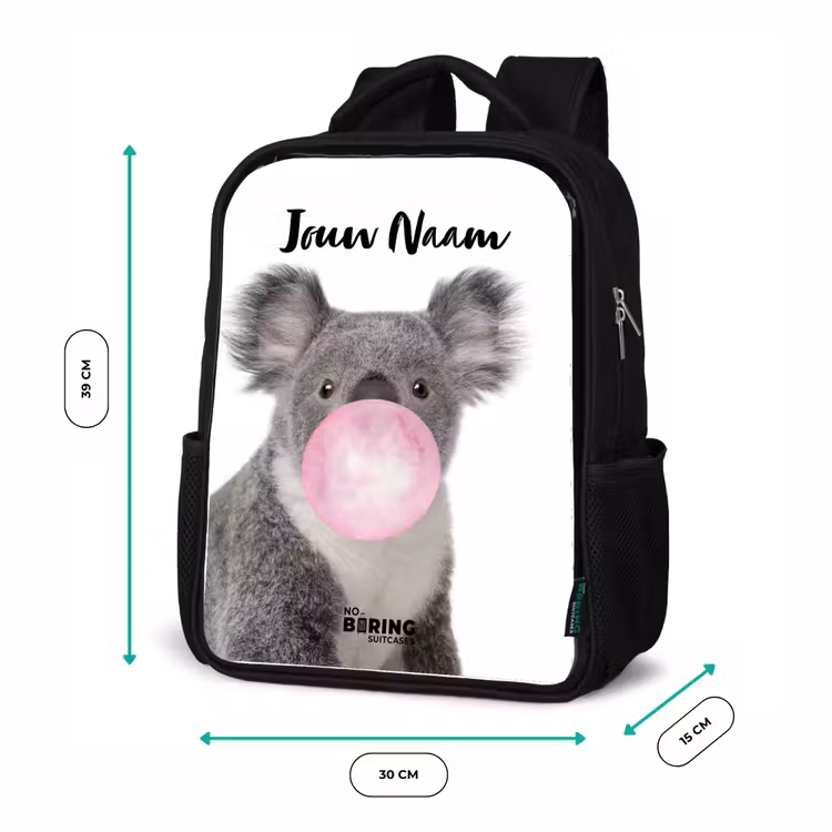 Kinderrugzak - Zwart - Kauwgom koala — 5