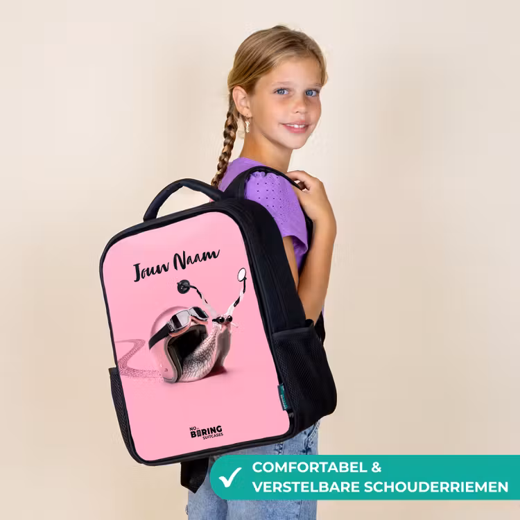 Kinderrugzak - Zwart - Escar-Go - Roze — 3