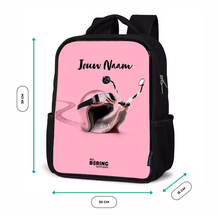 Kinderrugzak - Zwart - Escar-Go - Roze — 5