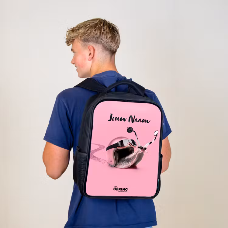Kinderrugzak - Zwart - Escar-Go - Roze — 6