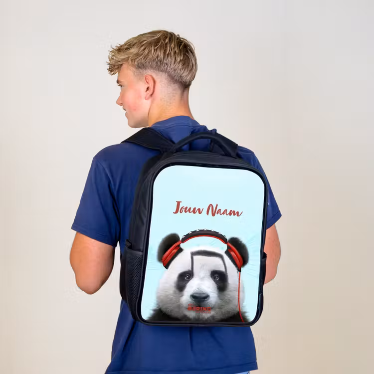 Kinderrugzak - Zwart - Kees de Panda — 6