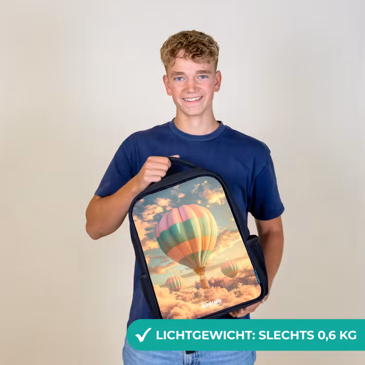 Kinderrugzak - Zwart - Pastel skyliner — 2