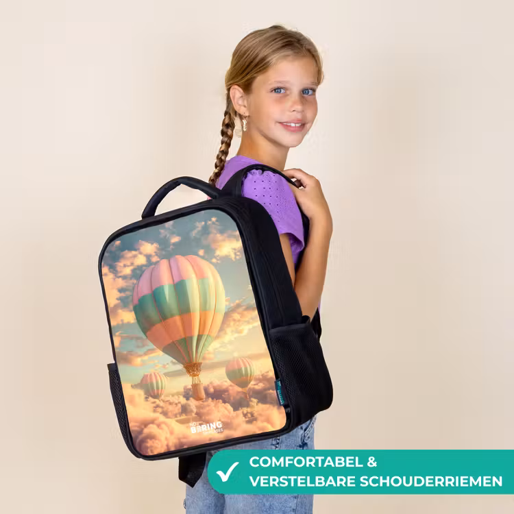 Kinderrugzak - Zwart - Pastel skyliner — 3