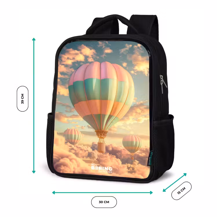 Kinderrugzak - Zwart - Pastel skyliner — 5