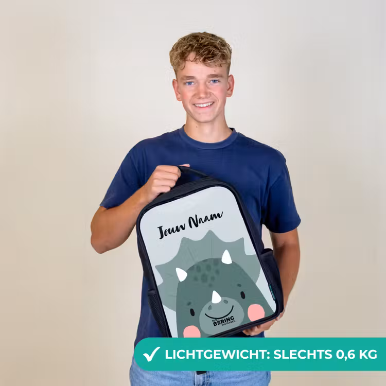 Kinderrugzak - Zwart - Tigo triceratops — 2