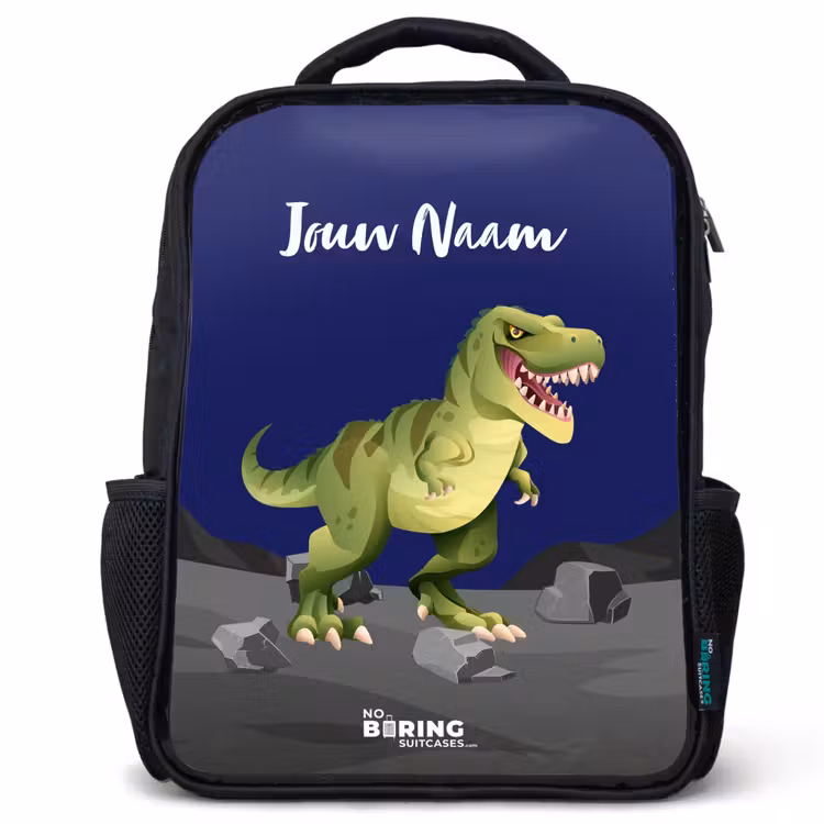 Kinderrugzak - Zwart - Tjibbe T-Rex — 1
