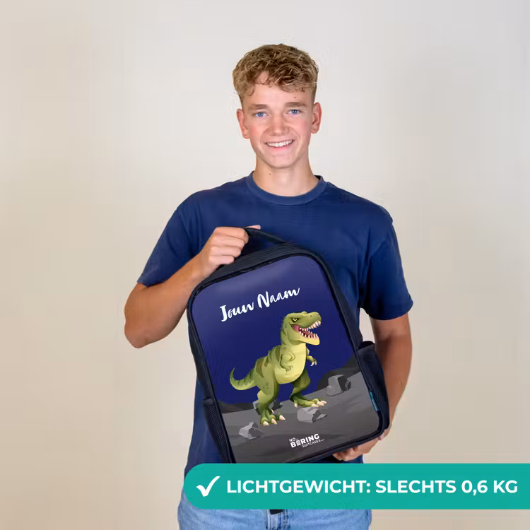 Kinderrugzak - Zwart - Tjibbe T-Rex — 2