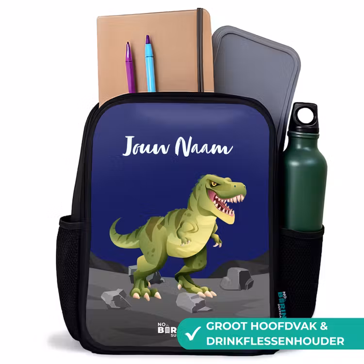 Kinderrugzak - Zwart - Tjibbe T-Rex — 4