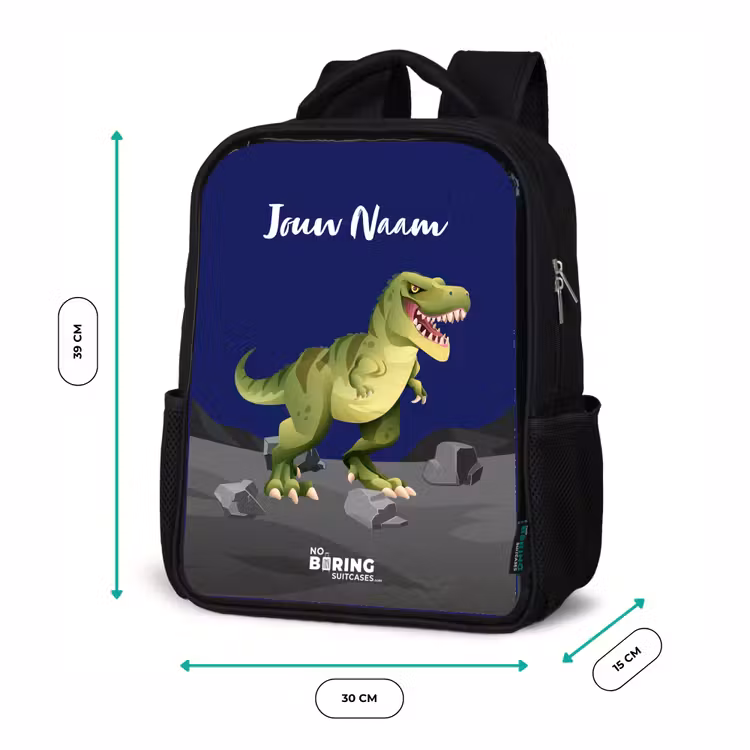Kinderrugzak - Zwart - Tjibbe T-Rex — 5