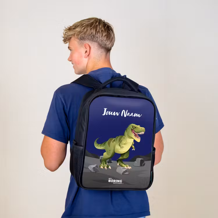 Kinderrugzak - Zwart - Tjibbe T-Rex — 6
