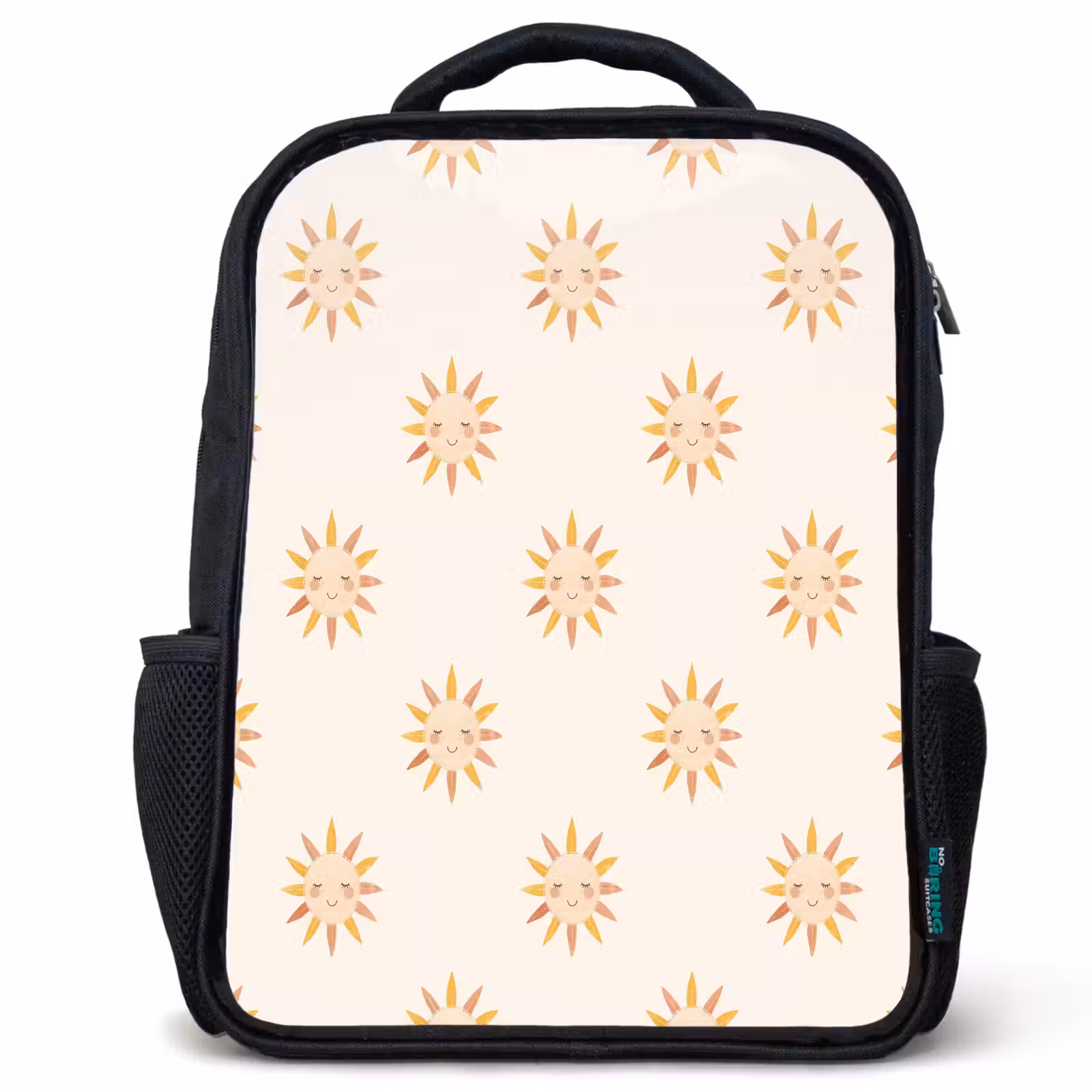 Kinderrugzak - Zwart - Vrolijk - Zon - Blosjes - Boho — 1