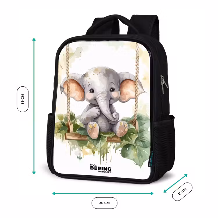 Kinderrugzak - Zwart - Onno olifant — 5