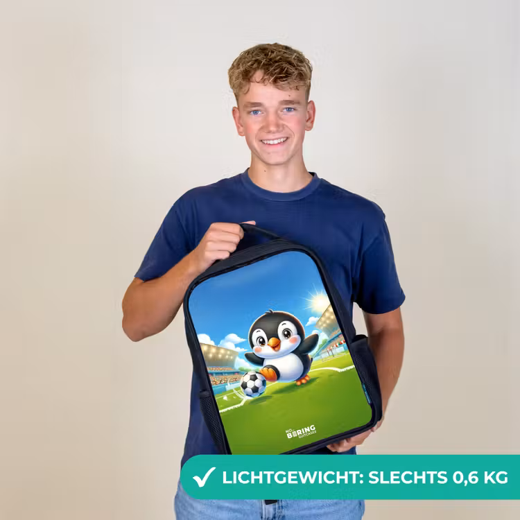 Kinderrugzak - Zwart - Penalty pinguïn — 2