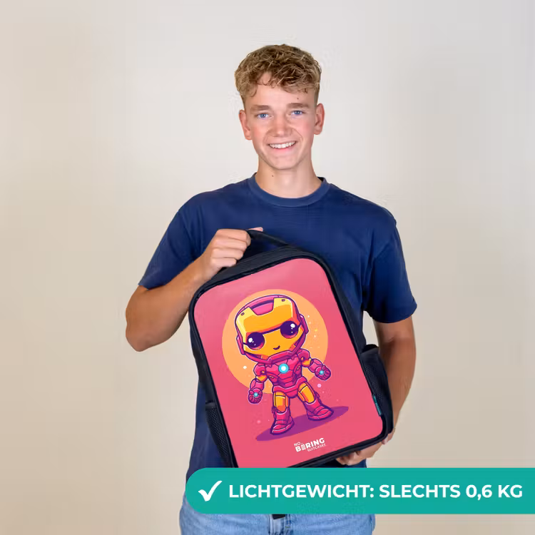 Kinderrugzak - Zwart - Roze ranger — 2