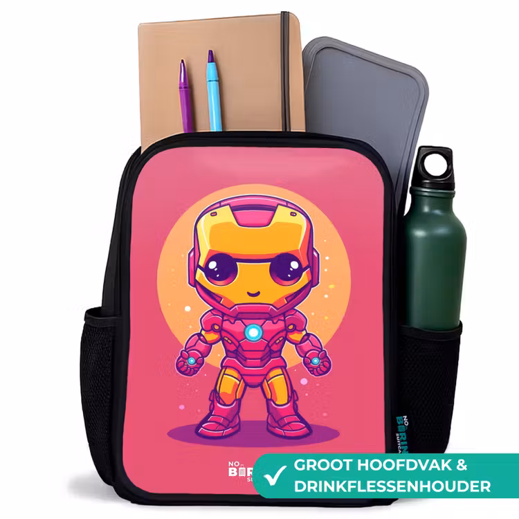 Kinderrugzak - Zwart - Roze ranger — 4