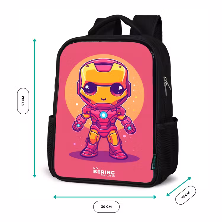 Kinderrugzak - Zwart - Roze ranger — 5
