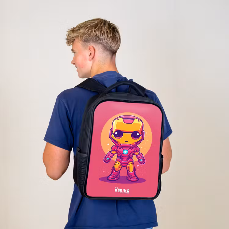 Kinderrugzak - Zwart - Roze ranger — 6