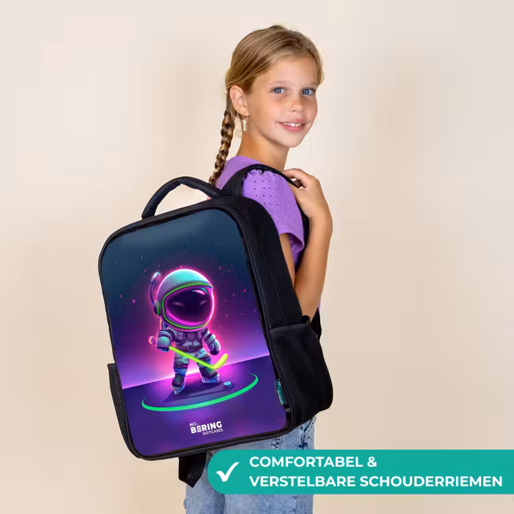 Kinderrugzak - Zwart - Space hockey — 3