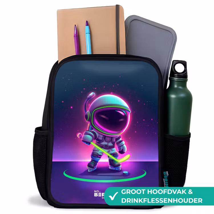 Kinderrugzak - Zwart - Space hockey — 4