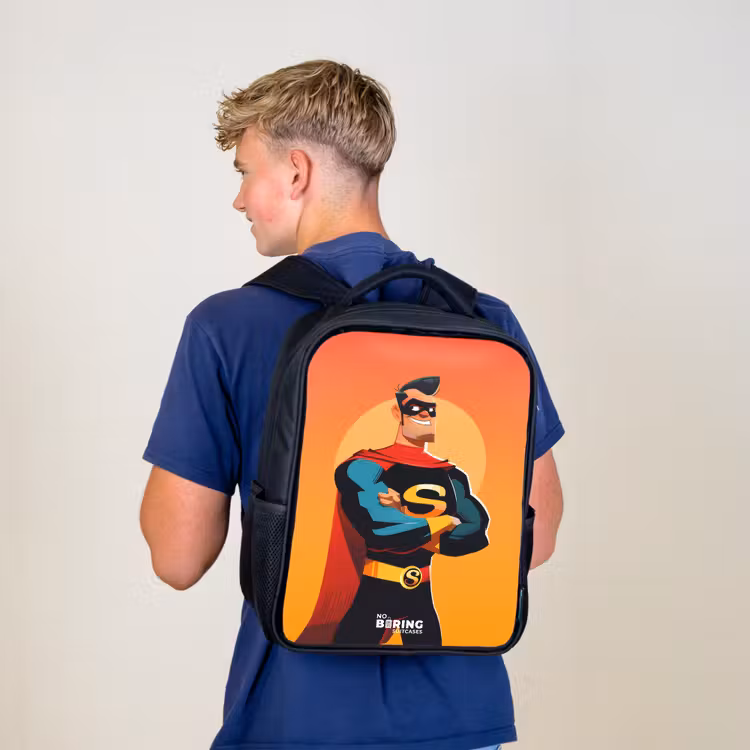 Kinderrugzak - Zwart - Sunny superhero — 6