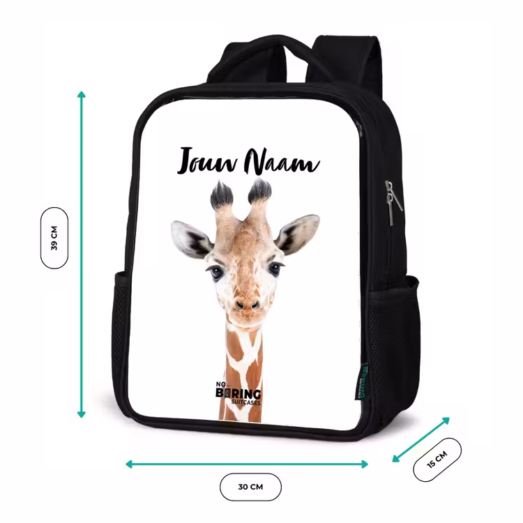 Kinderrugzak - Zwart - Gerrie Giraffe — 5
