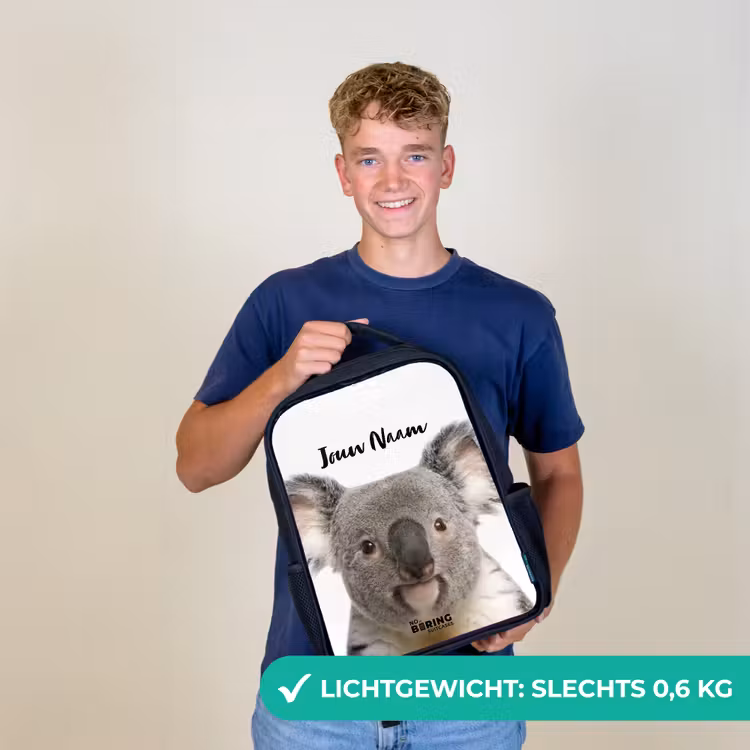 Kinderrugzak - Zwart - Schattige Koala Beer — 2