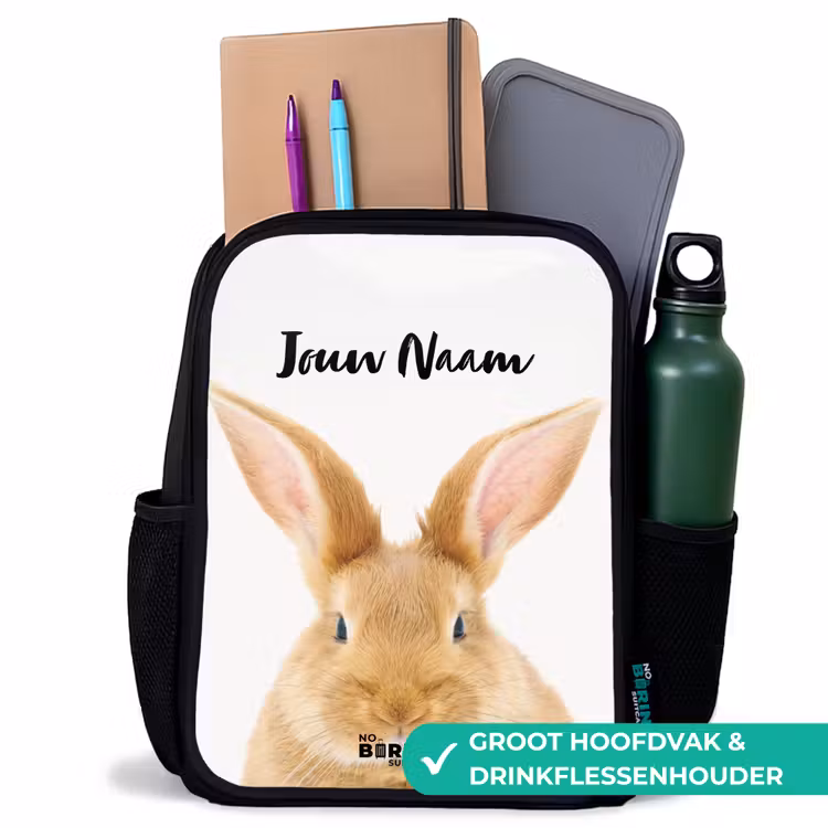 Kinderrugzak - Zwart - Snuffels met Tevreden Hoofd — 4