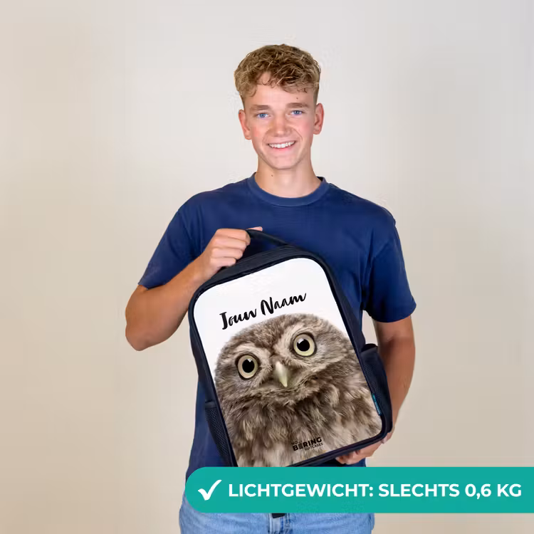 Kinderrugzak - Zwart - Ulke Uil — 2