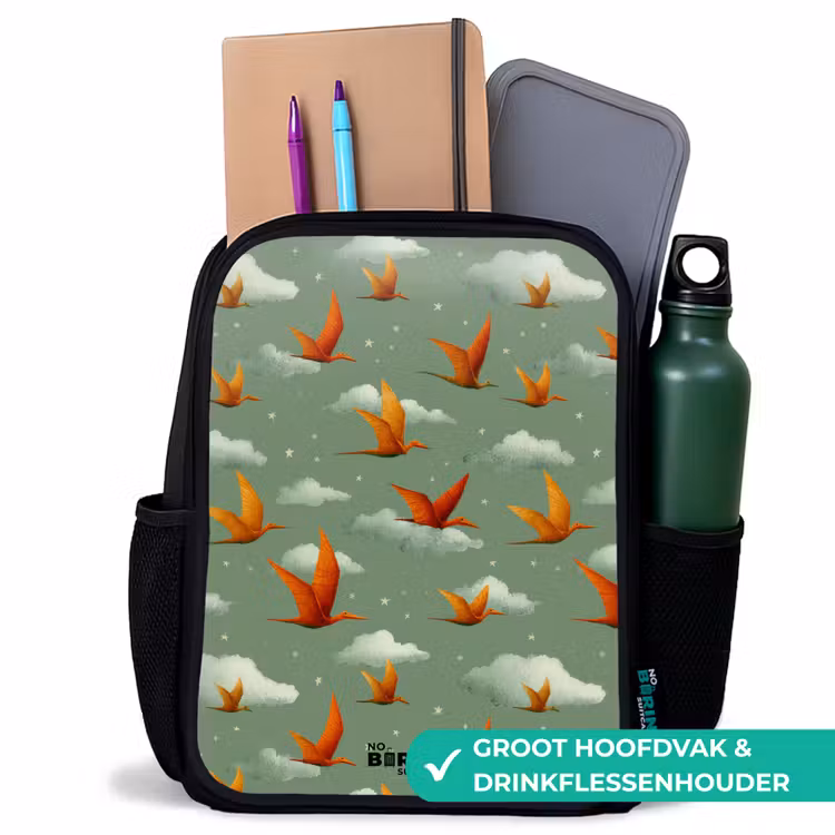Kinderrugzak - Zwart - Patroon - Dino - Pterosaurussen — 4