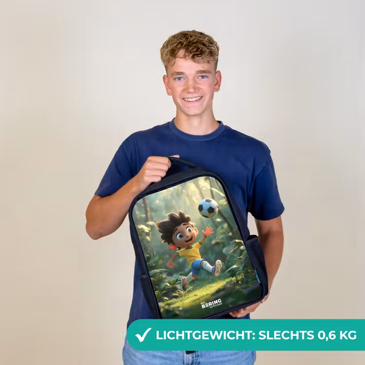 Kinderrugzak - Zwart - Voetbal - Jongen - Bos β 2