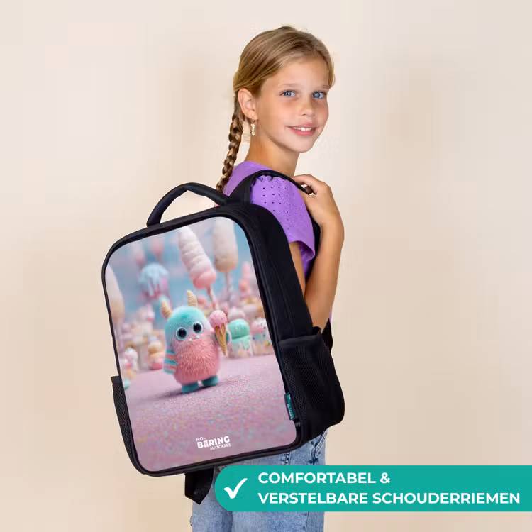 Kinderrugzak - Zwart - Zoet Monstersnoep Avontuur — 3