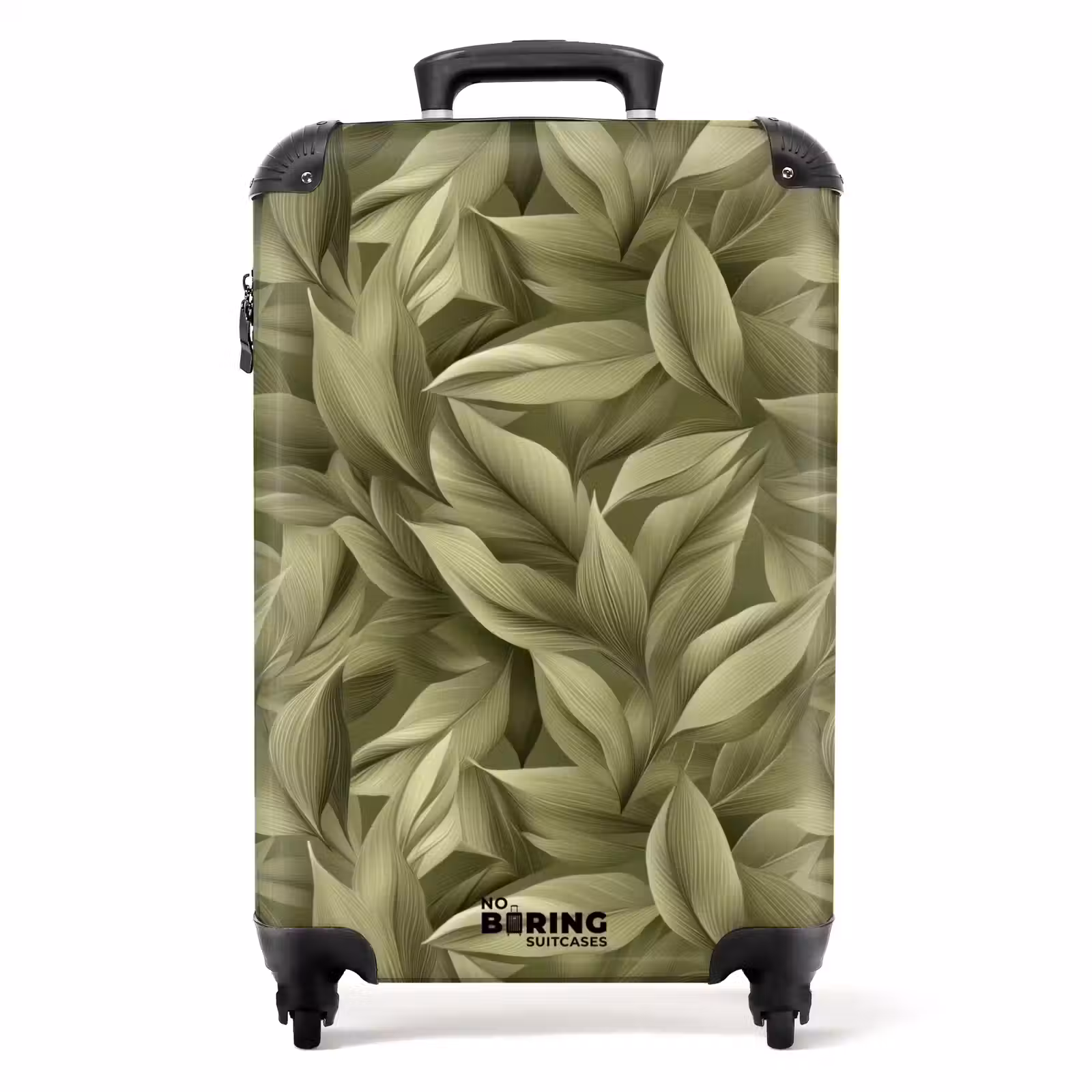 Koffer - Bladeren - Modern - Groen — 1