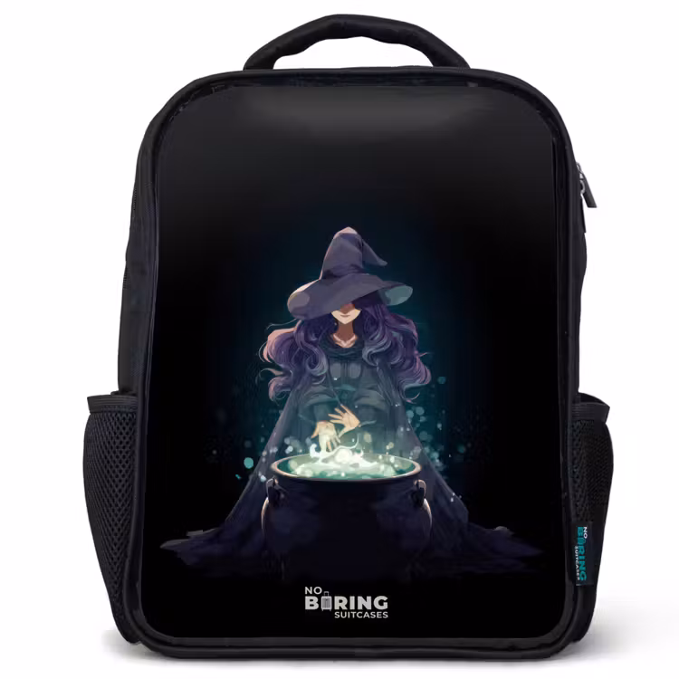 Kinderrugzak - Zwart - Heks - Ketel - Tover — 1