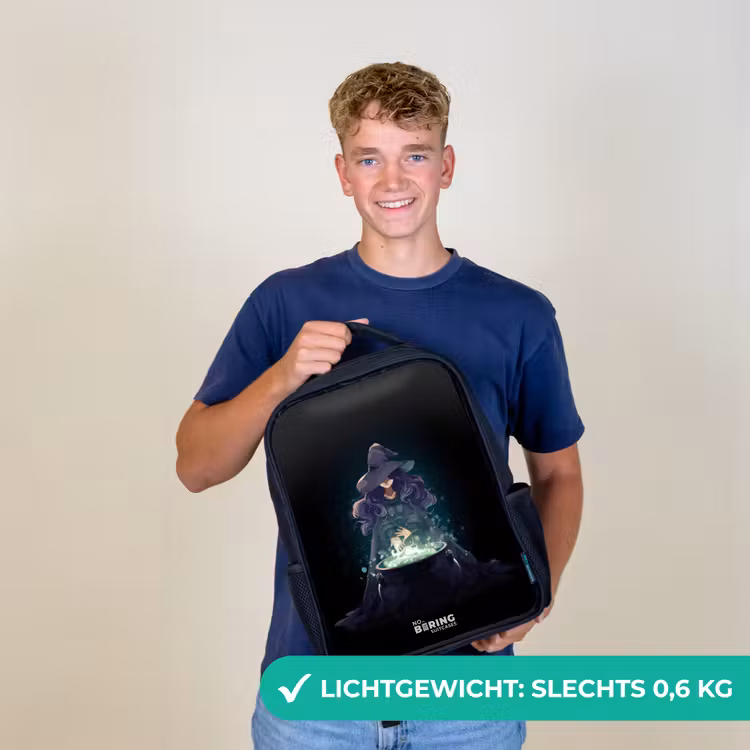 Kinderrugzak - Zwart - Heks - Ketel - Tover — 2
