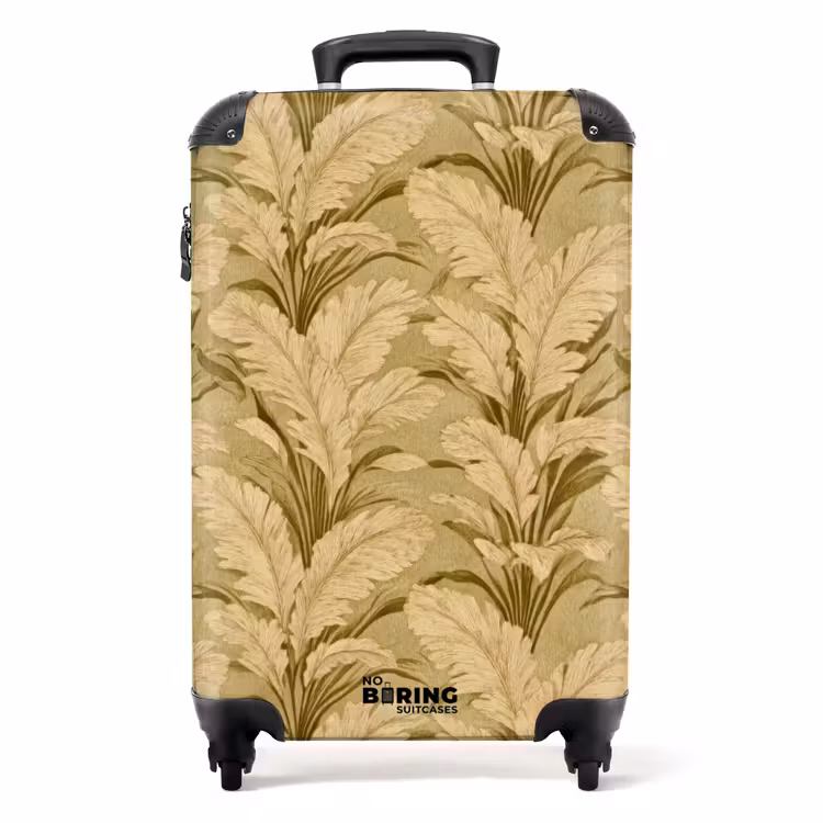Koffer - Palmbladeren - Klassiek - Groen — 1