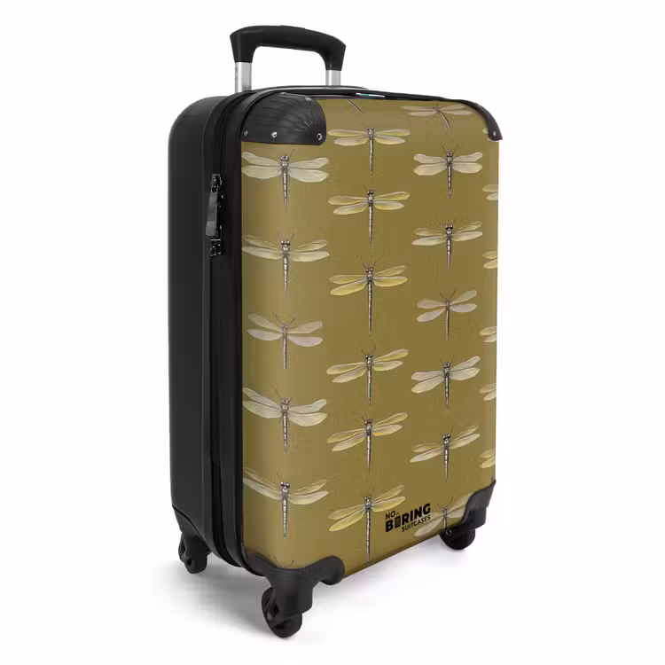 Koffer - Libellen - Patroon - Groen — 4