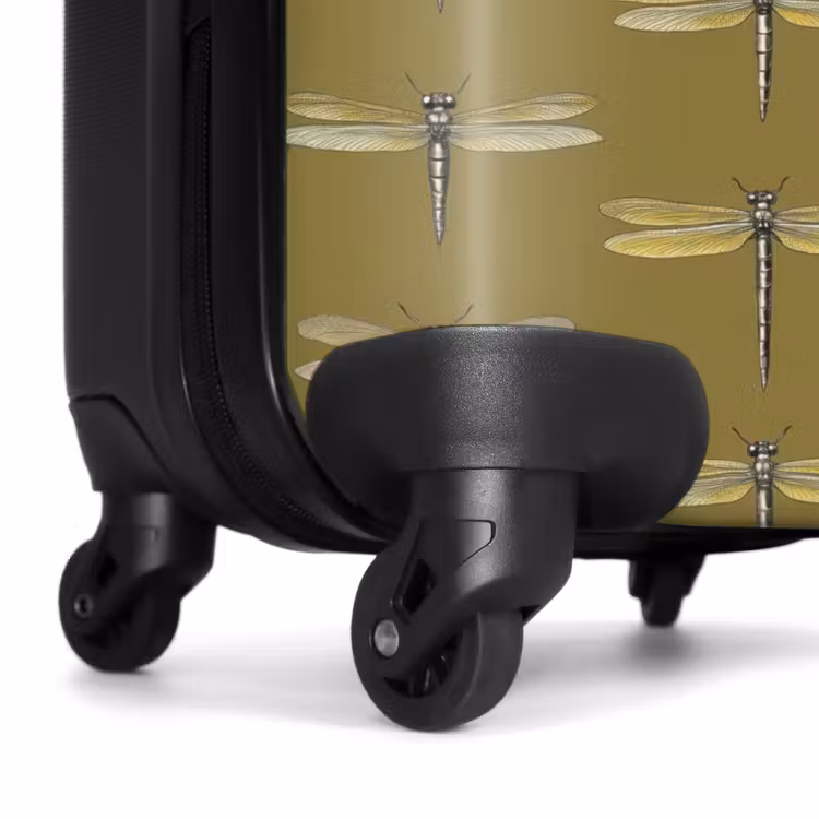 Koffer - Libellen - Patroon - Groen — 6
